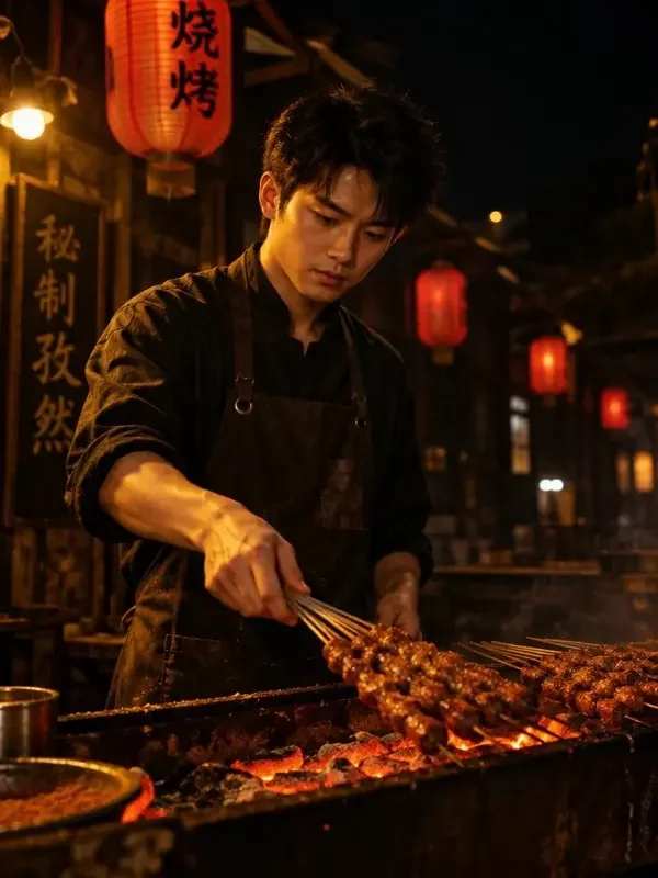 二郎神开起了烧烤摊封面